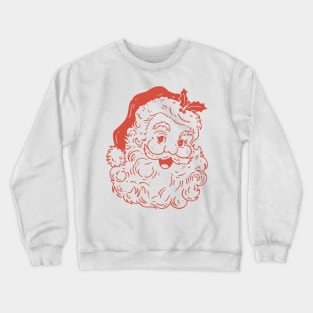 Retro Christmas Santa Claus Crewneck Sweatshirt